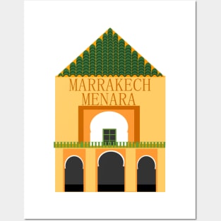 Marrakech menara Posters and Art